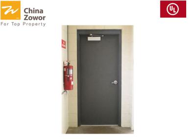 China 3'X7' Size Steel Internal FD30 Fire Door For Residential Buildings/ 40mm Door Leaf/ Prime Finish for sale