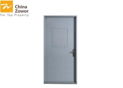 China BS Standard Flush Panel Gal. Steel Insulated Fire Door/ 1 Hour Fire Rated Exterior Doors for sale
