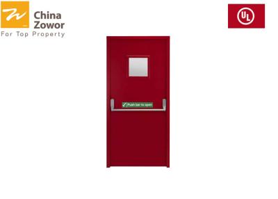 China Gal. Steel Powder Coated Fire Rated Exterior Doors/ 1 Hour Rated Insulated Fire Door for sale