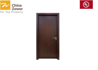 China BS Certified HPL Finish Mahogany Wood Fire Resistant Doors For Middle-East Market for sale