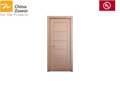 China Fogo padrão do revestimento 90mins da pintura das BS - portas de madeira resistentes com folheado da madeira de carvalho à venda