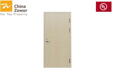 China BS476 testou o fogo - portas de madeira resistentes com visão para o revestimento comercial 45/52mm de Bulidings/HPL densamente à venda