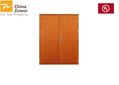 China 30mins/60mins Fire Rated Wood Doors With Perlite Board Infilling/ HPL Finish for sale