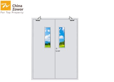 China 45/ 55 mm Stainless Steel Fire Rated Doors For Commercial Buildings/ Twin Doors for sale
