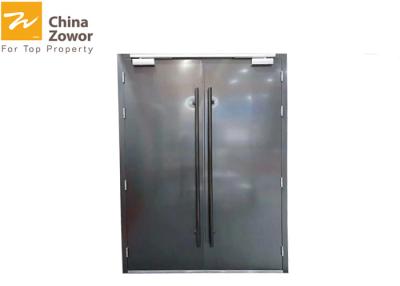 China Customized Size Gray Fireproof Entry Doors Strong Temperature Resistant for sale