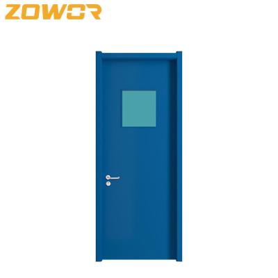 China UL Listed Steel Green Antibacterial Hospital Fire Doors for sale