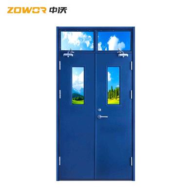 China 1.0 Hour Fire Rated Garage Entry Door , 8 Fire Hinges Fire Resistant Entry Door for sale