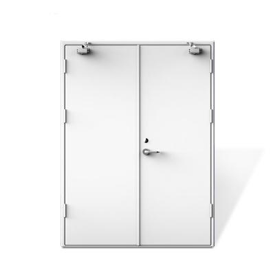 China White Color UL Listed Fire Door FD90 Steel Fire Door for sale