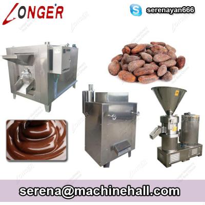 China Chocolate Paste Production Line|Cocoa Liquor Making Processing Machine for sale