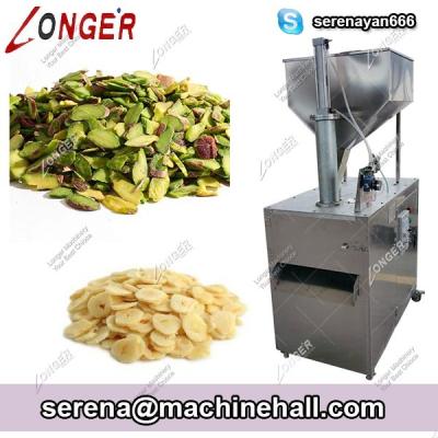 China Multi-functional Pistachio Nut Slicer / Hazelnut Slicing Machine 0.3-2 mm Adjustable for sale