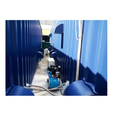 China Containerized water purification mobile aquatic plant seawater desalination equipment mobile containerized RO water treatment plant for sale
