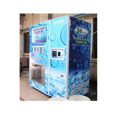 China 2021 grade water purified ice cube maker dispenser vending machine subway station shopping mall hotel and edible for sale