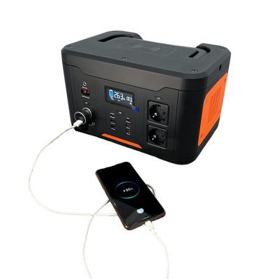 China Wireless Portable Battery Power Station 1000W for home kitchen power supply for sale