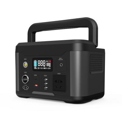 China 500w portable power station solar generator with wireless charging for campers for sale
