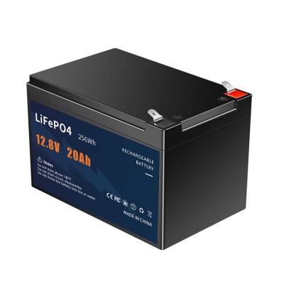 China Plastic Black Casing 12V Lithium Ion Battery E Bike Lifepo4 Battery Pack for sale