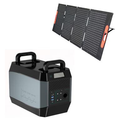 China Lithium Phosphate Solar Powered Generator Battery 1000W For House for sale