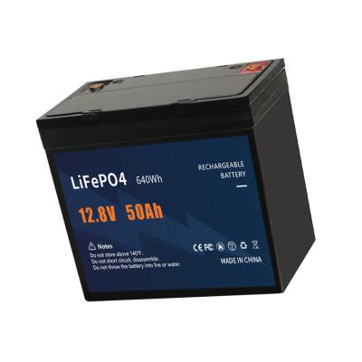 China Home MPPT 12V 50Ah Lifepo4 Battery AGV Lithium Battery For Solar Energy Storage for sale