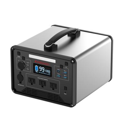 China 100Ah 1280Wh High Capacity Power Station , RV Portable Rechargeable 110V Power Supply for sale