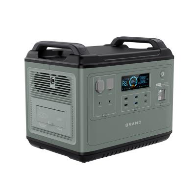 China LiFePO4 2000Wh AC Portable Power Supply , Rechargeable 2KW Solar Generator for sale