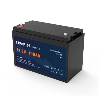 China A Grade 12v 100Ah Lifepo4 Battery Pack  5000 Cycle Life For Golf Cart Electric Bicycle for sale