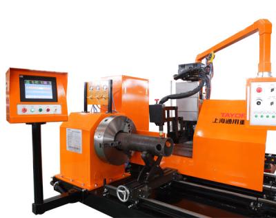 China OD50 - 630mm CNC Pipe Profile Cutting Machine For Steel Structure Fabricating for sale