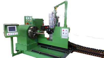 China Green Flame CNC Pipe Profile Cutting Machine For Steel Structure Or Pressure Vessel for sale