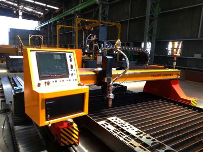 China CNC Plasma Cutting Table with High Precision Rack And Pinion Transmission System, AC220V/380V Power Supply, Working Humidity 5%-95%RH for sale