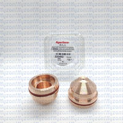 China Hypertherm 220492 HSD 130 Amp Air Fiber Laser Nozzles for sale
