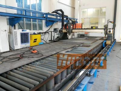 China Plasma recozido do CNC do pórtico que corta a máquina de soldadura com tocha tripla à venda