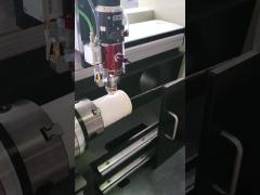 High speed fiber laser metal pipe cutting machine