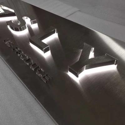 China Electrochapado retroiluminado fabricado del tablero de la muestra de la letra del resplandor de acrílico en venta