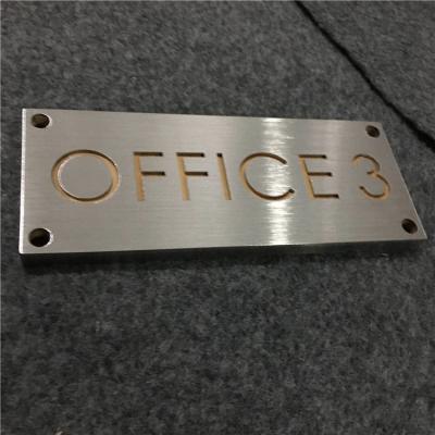 China Office Room Name Modern House Number Signs Non Illuminated for sale