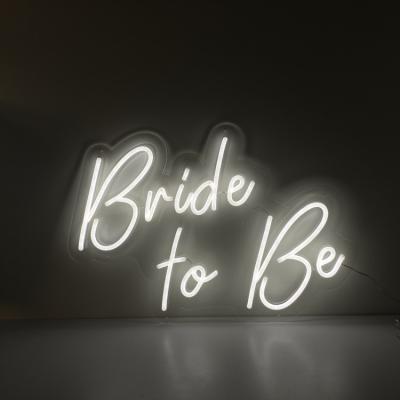 China Light Up Wedding Led Neon Sign Bride To Be Silicone Neon Flex for sale