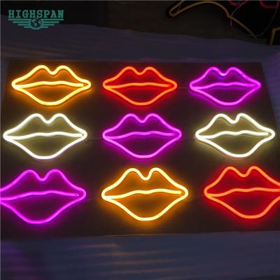 China Silicone Resin LED Neon Sign Pink Home Decor Neon Wall Lights OEM ODM for sale