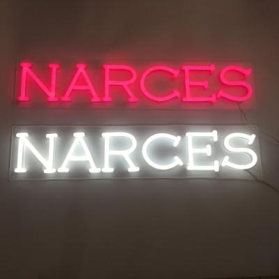 China UL Clear Acrylic Back Neon Sign Letters For Wall 62cm Long for sale