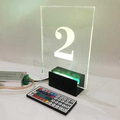 China Front Door Big RGB Led House Number Sign Plaque 50000 Hours for sale