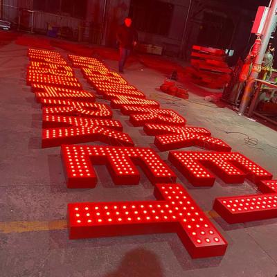 China Shopping Center Giant Light Up Letter Signs 10cm Thickness for sale