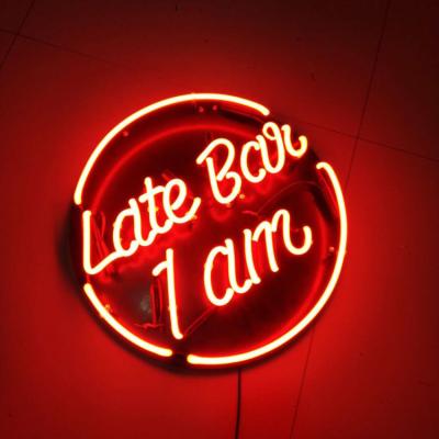 China Advertising Bar Custom Neon Sign Light Box With Backboard Wall Mount for sale