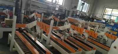 China 220V / 50Hz Power Supply Carton Box Tape Sealing Machine L1700×W830×H1450 Mm for sale
