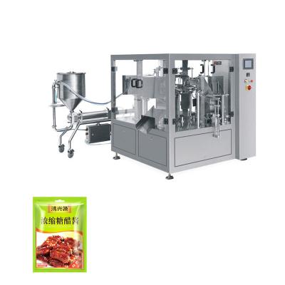 China Automatic Premade Bag Packing Machine Liquid Stand Up Pouch Packaging Machine for sale