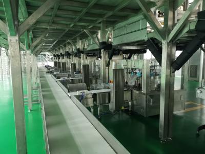 China Multi-blades Cutting Type Automatic Baking Packaging Line With Low Noise ≤78 Db for sale