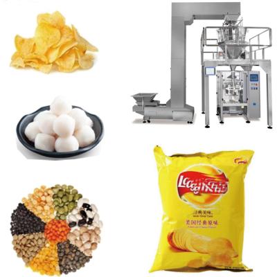 China Automatic Snacks Potato Chips Packing Machine Vertical Nitrogen Pouch Packing Machine for sale
