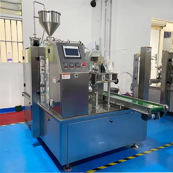 Quality Multi Function Standy Pouch Packing Machine Zipper Sauce Packet Packing Machine for sale