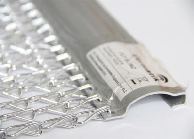 Chine Rideau à chaînes en aluminium accrochant en maillon de chaîne en métal de l'écran 2.0mm de mouche de porte à vendre