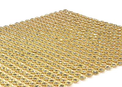 China 6mm 8mm Chainmail Mesh Fabric Metal Chainmail Fabric High Durability for sale