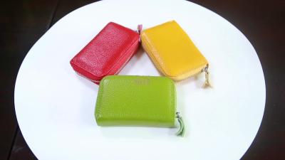 China AQL Custom Leather Business Card Holder , 11.5x8CM Deboss ID Card Holder Case for sale