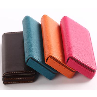 China PMS TPCH Card Holder Money Clip Wallet , 10x6.5cm Leather ID Card Holder for sale