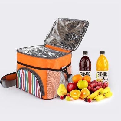 China 14.5L EPE Cooler Tote Bag Waterproof Oxford Cloth Insulated Portable 25x24x21cm for sale