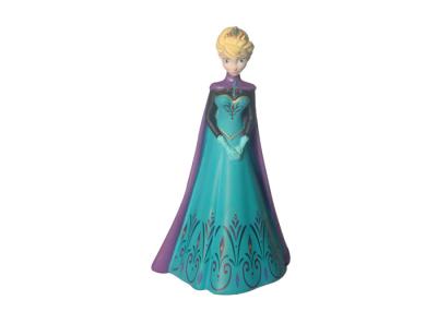 China Elegant Disney Plastic Figures TPE Disney Frozen Anna Figurine For Kids Playing for sale