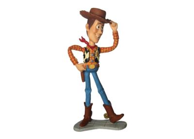 China Figuras plásticas masculinas engraçadas de Disney, boneco de ação arborizado do xerife do vaqueiro do TPE de 12cm à venda